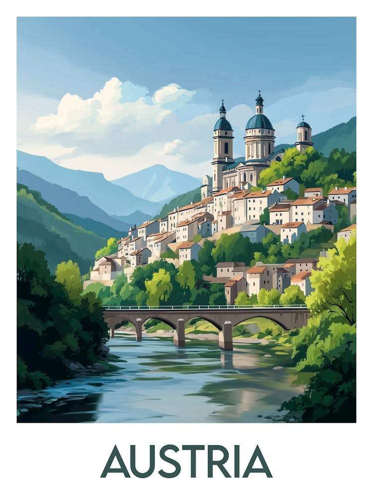 Affiche de voyage Austria 2