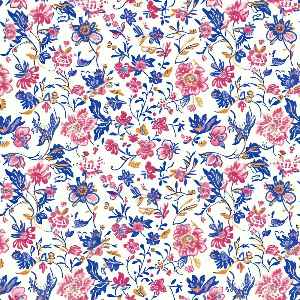 Rose Mist London Fabrics Floral Pattern 6