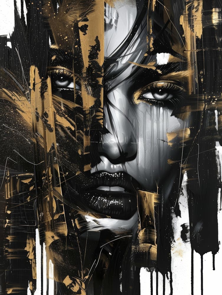 Gold And Black 73