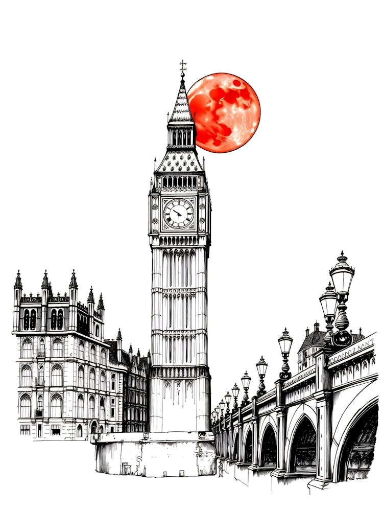 Big Ben And London Bridge