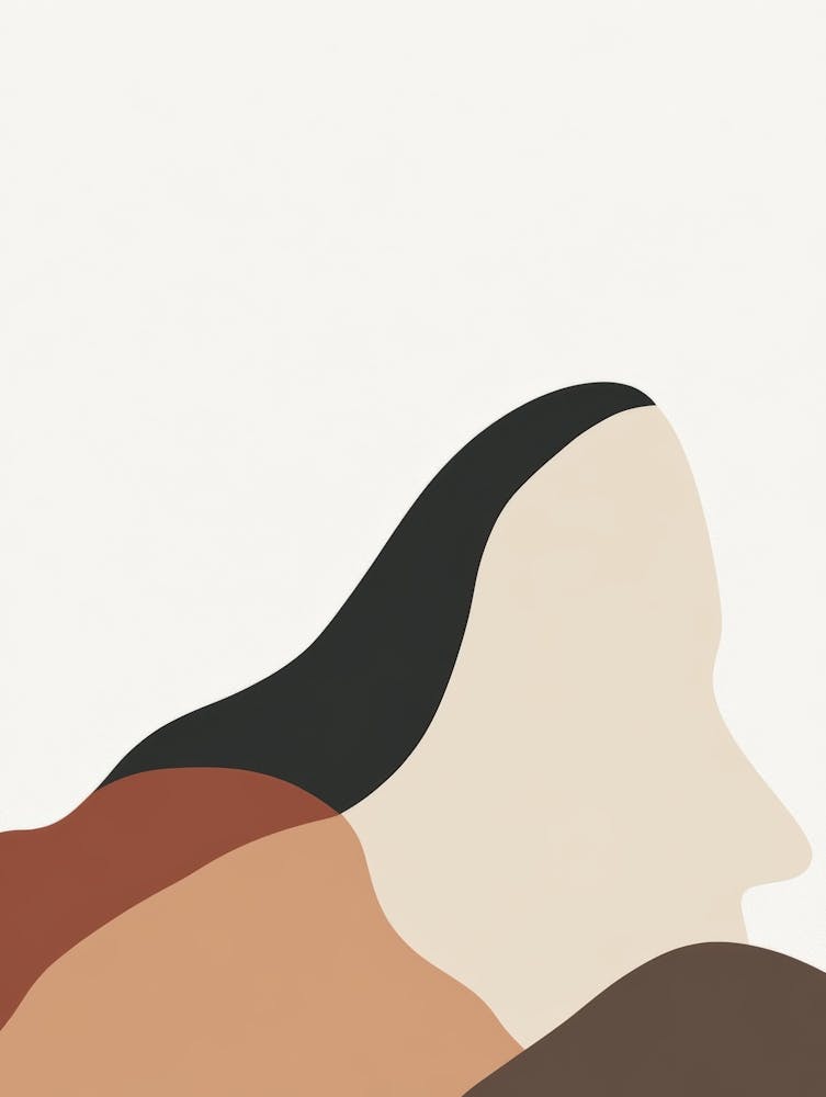 Abstract Portrait Of A Woman 129