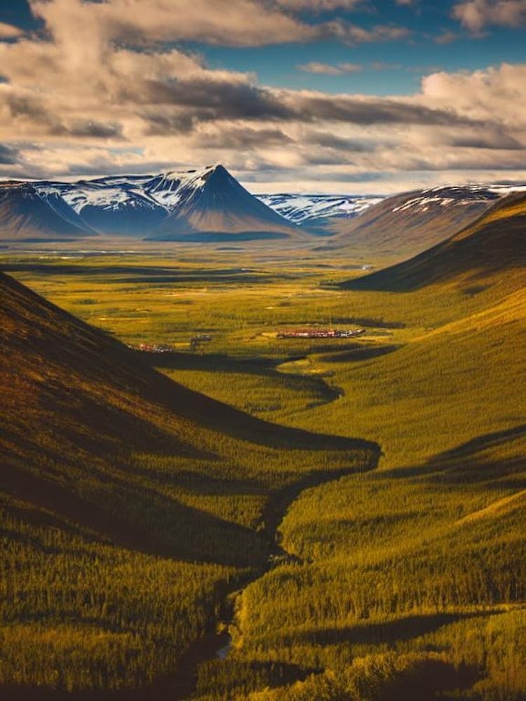 Abisko National Park Sweden Vintage Poster