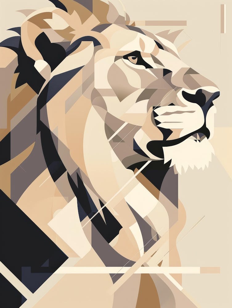 Abstract Lion 8
