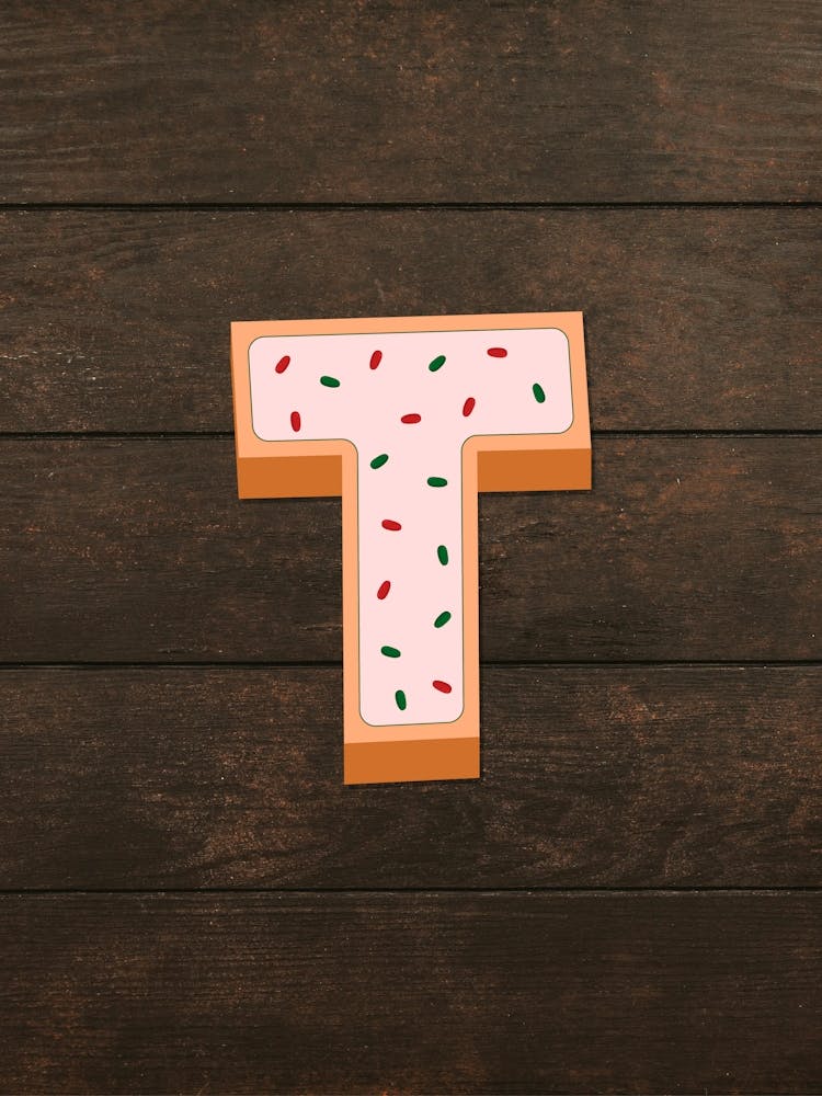 Lettres de Noël en Pain d'Épices Décoration de Salon pour les Fêtes 20
