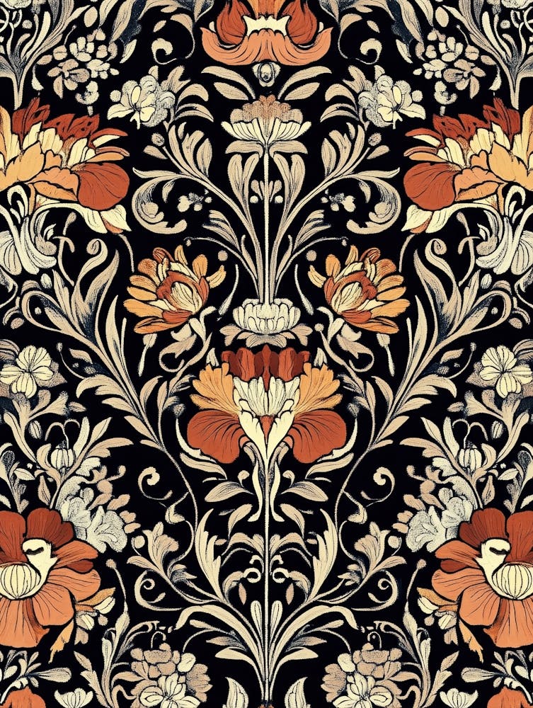 Florale Tapete 7
