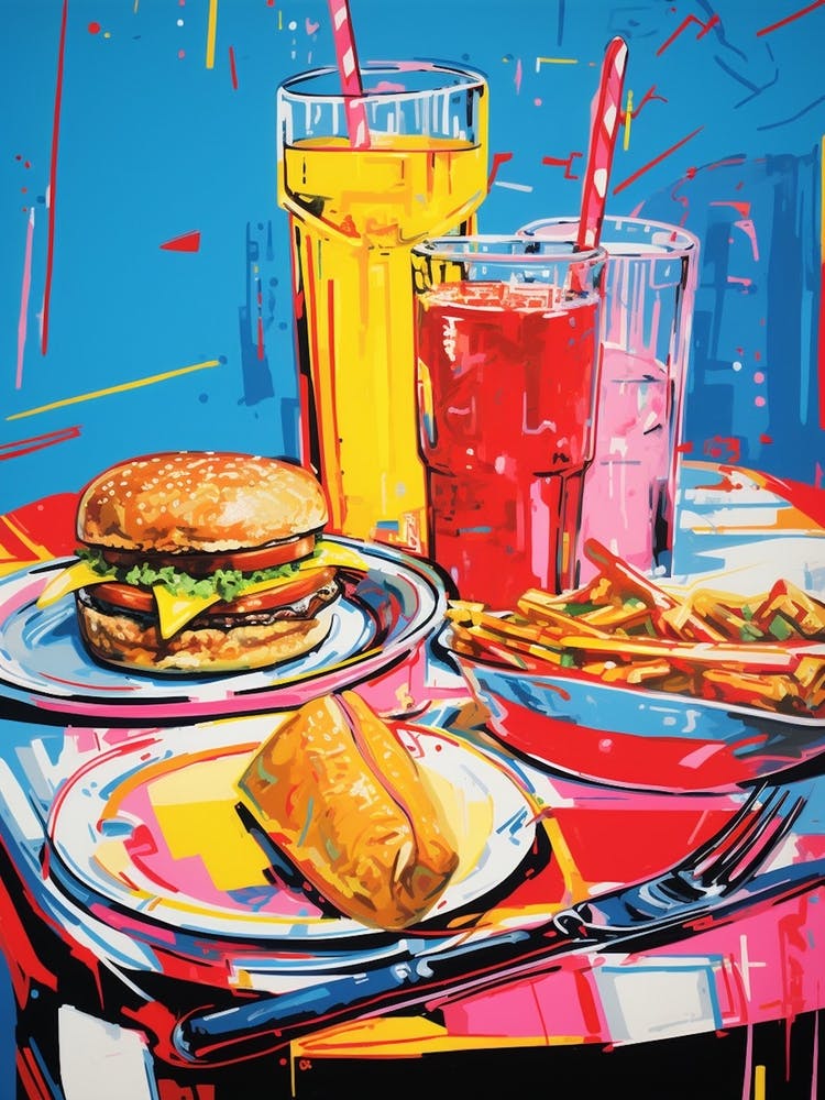 Pop Art American Diner 7