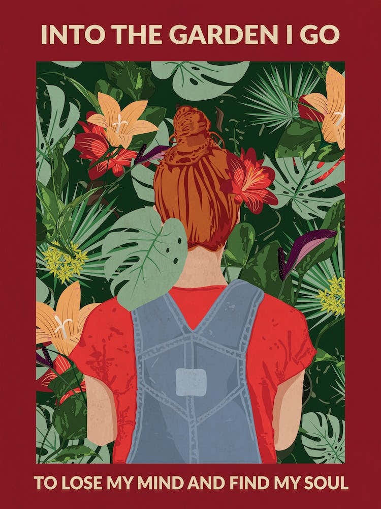 Into The Garden (Redhead & Burgundy)