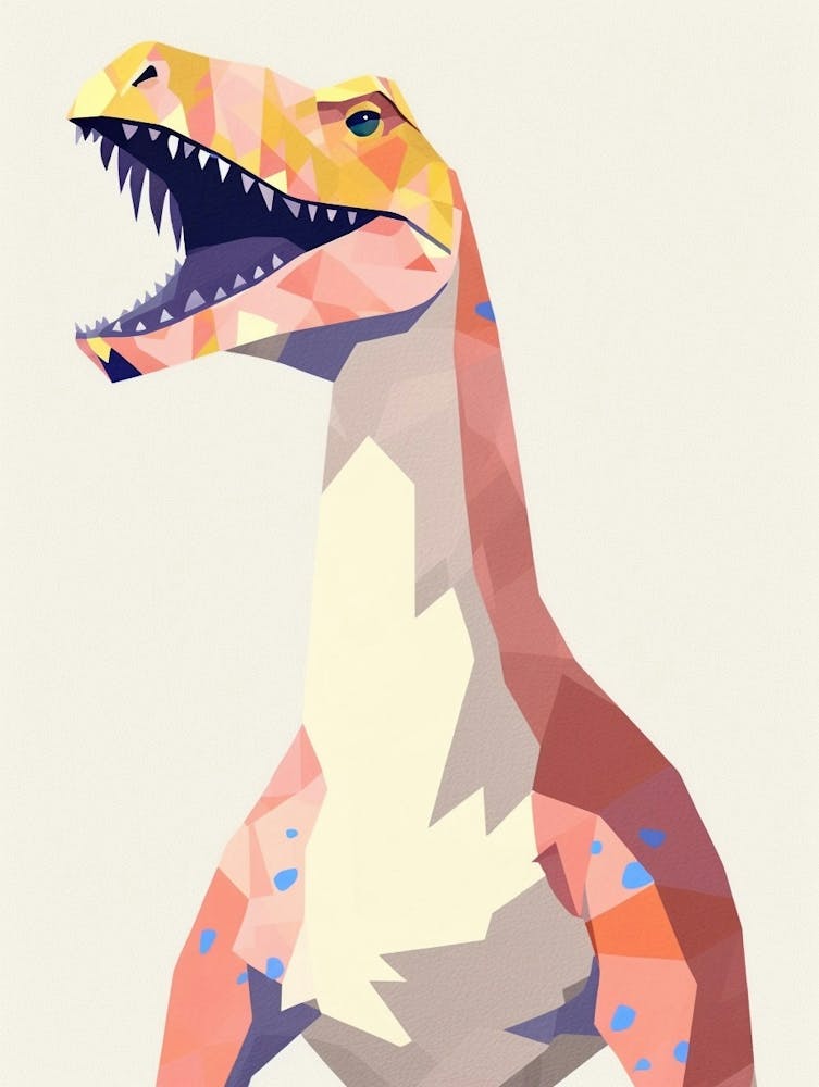 Nursery Dinosaur Art Tyrannosaurus 4