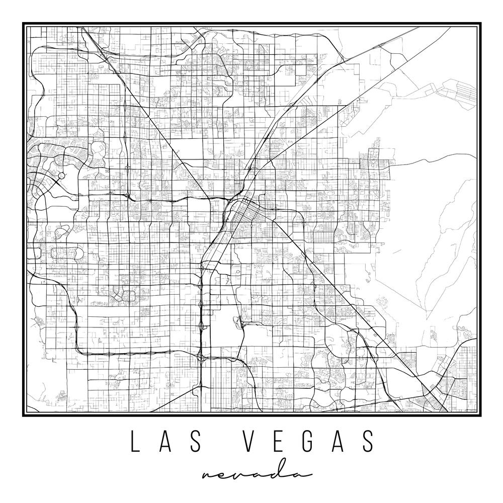 Las Vegas Nevada Street Map