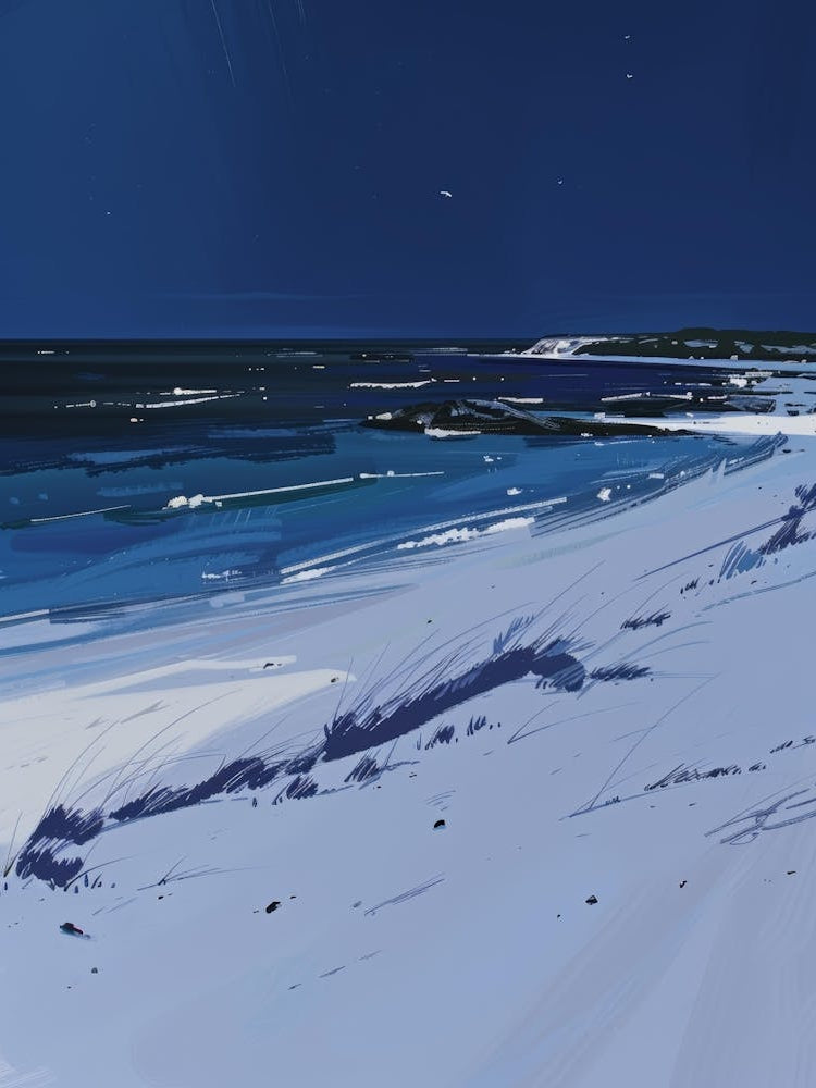 Beach At Night 1