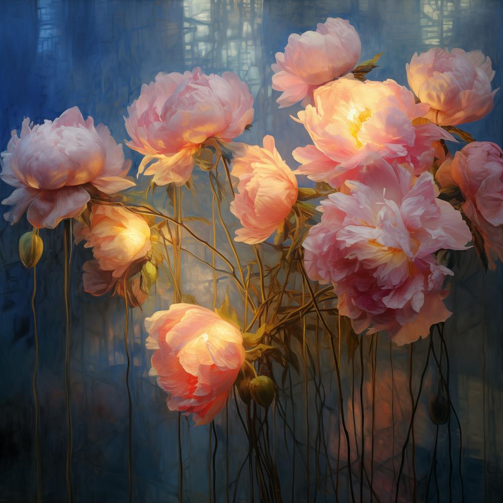 Peonies Aglow 04