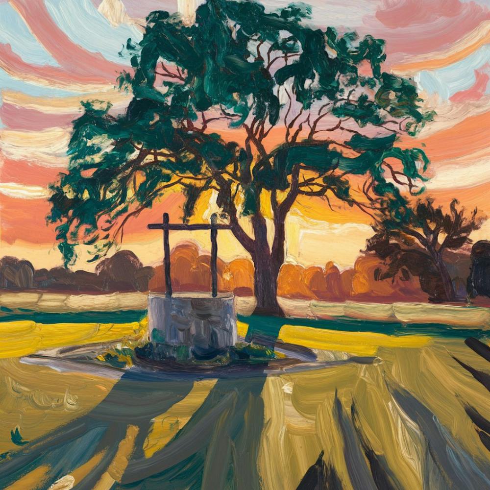 Sunset At The Cross