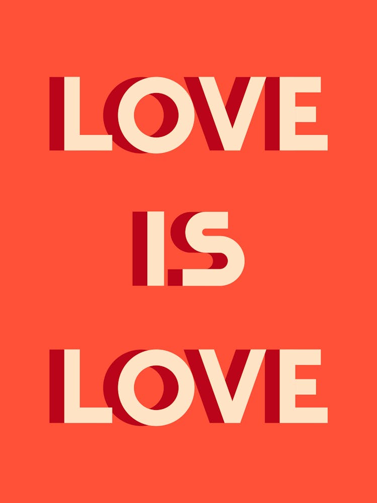 Love Is Love Red