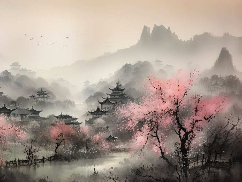 Chinesisches Landschaftsgemälde 15