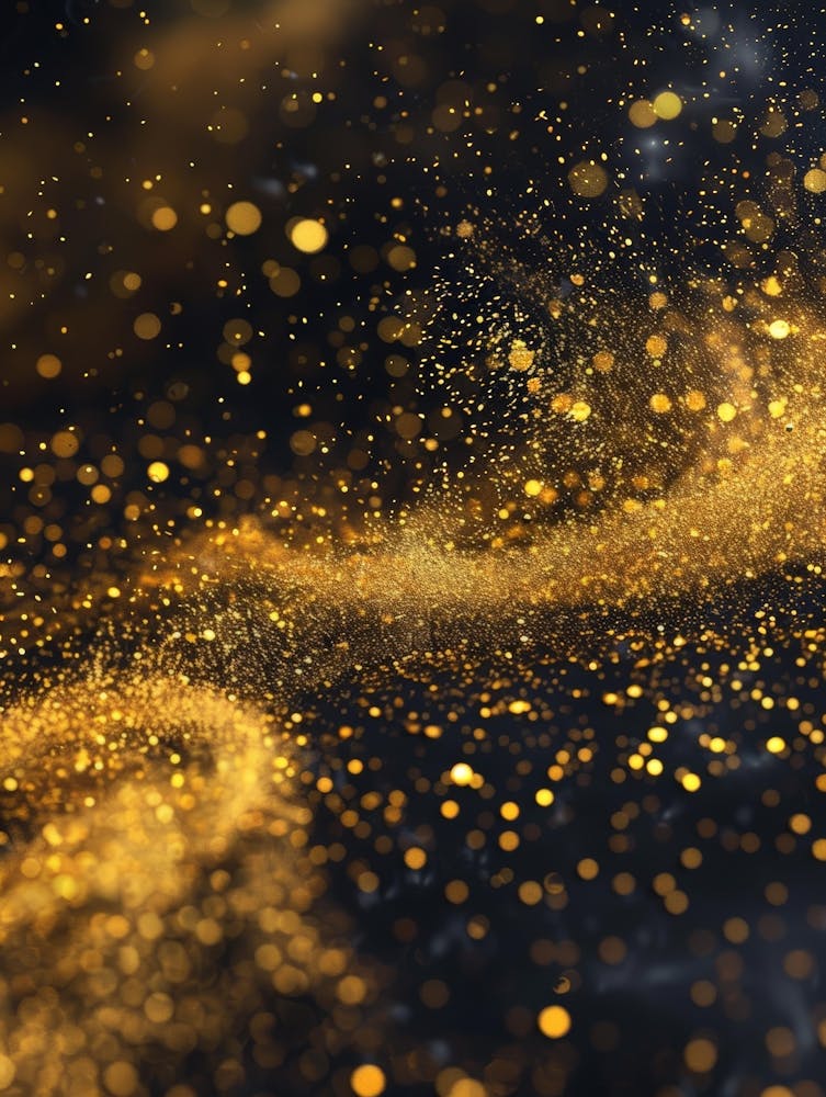 Abstract Gold Dust Background