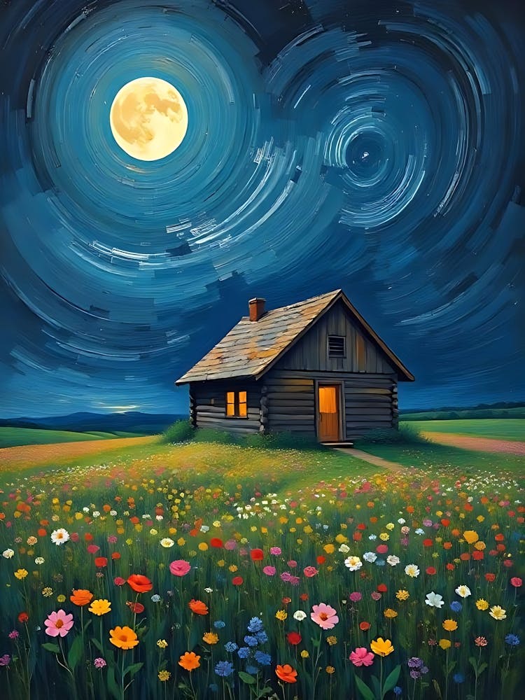 Moonlight In The Meadow