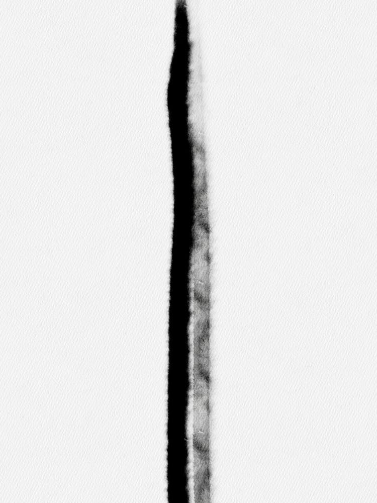 Black And White Image Of A Knife