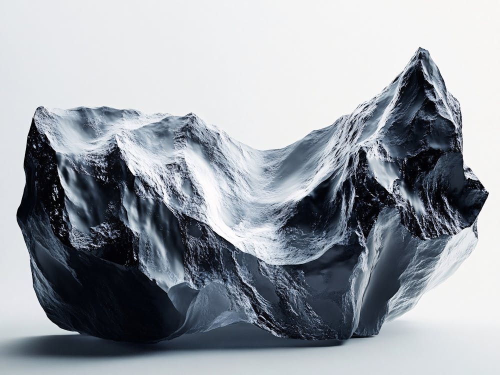 Abstract Rock Mountain