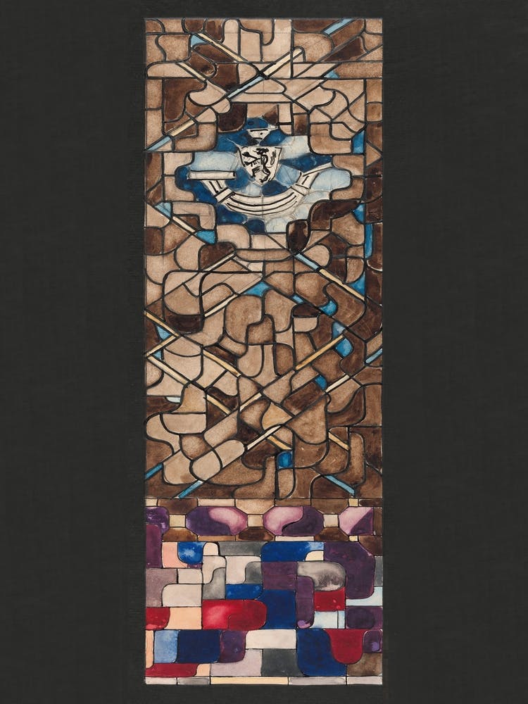 Design For Window With Coat Of Arms In The City Hall In Amsterdam (1878–1938), Richard Roland Holst