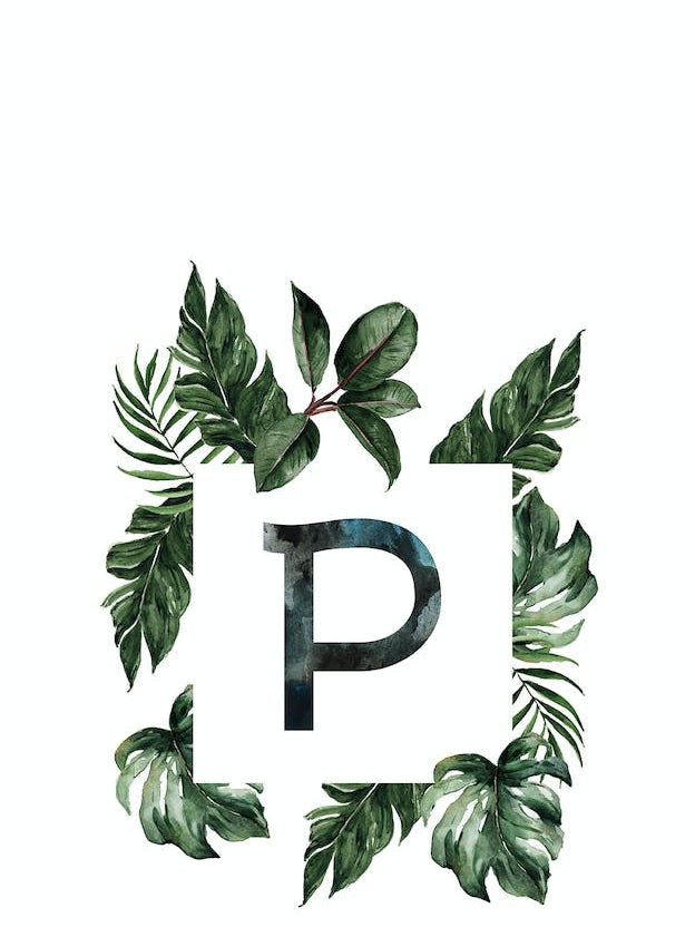 Botanical Alphabet P