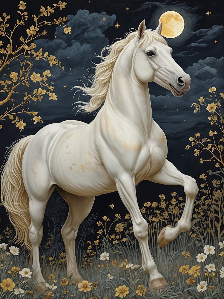 White Horse At Night no2