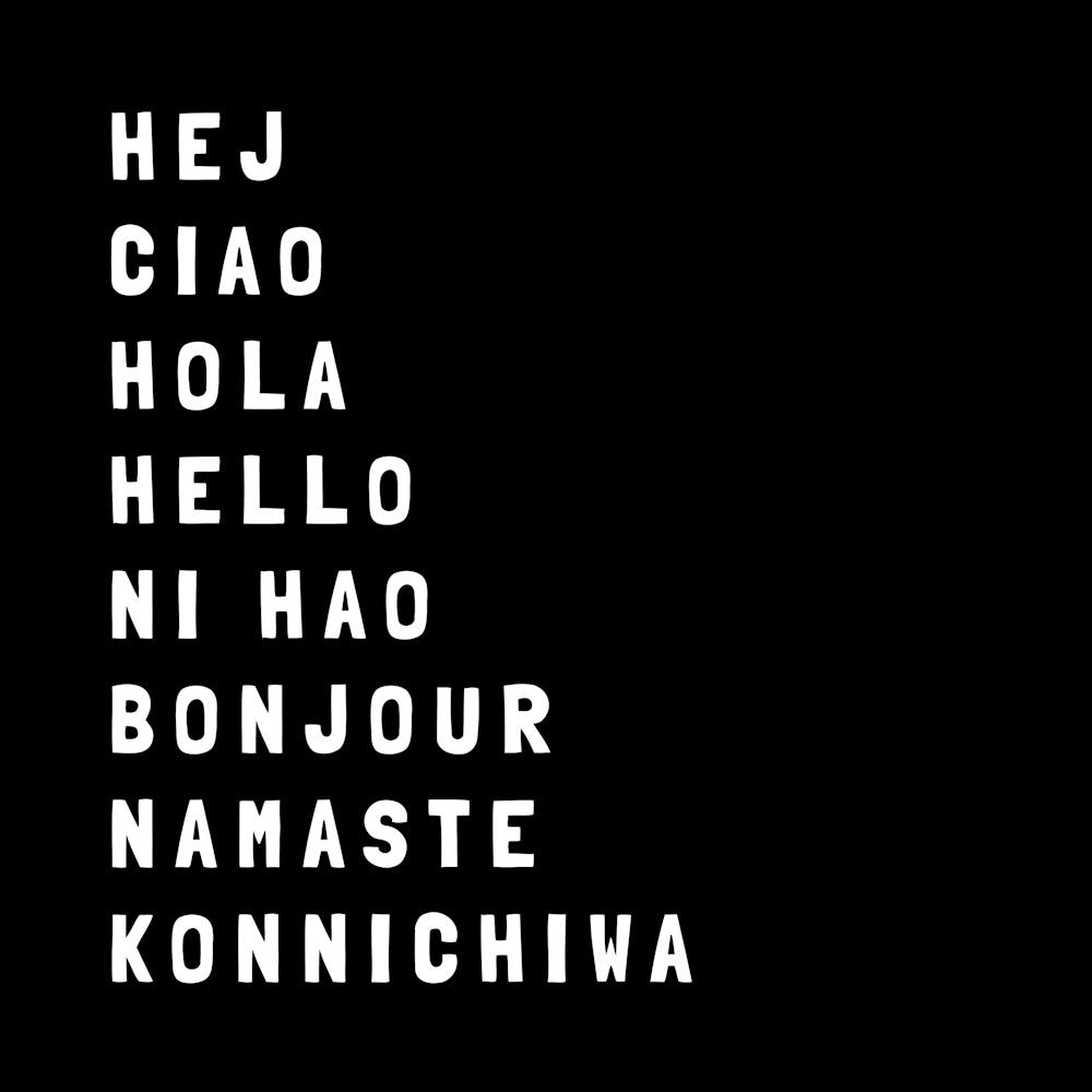 Hello Different Languages 12