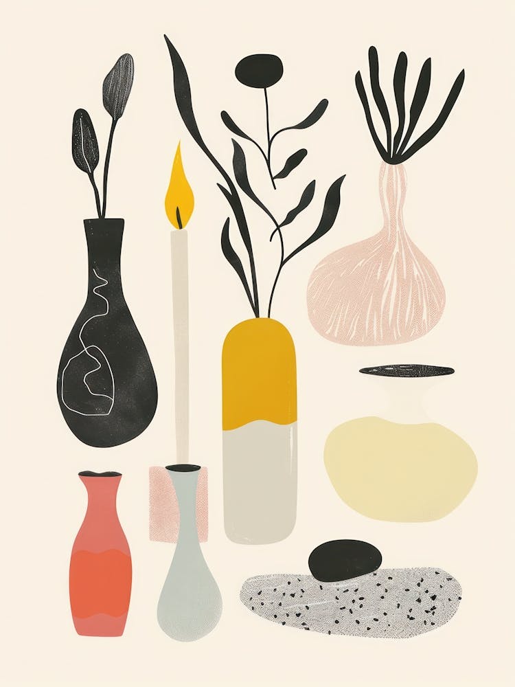 Abstract Vases And Objects 15