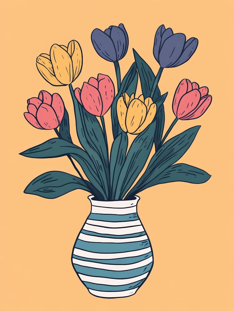 Tulips In A Vase 47