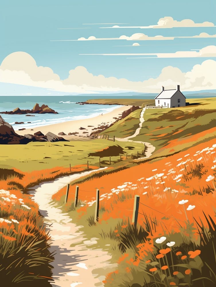 Pembrokeshire Coast Path Wales 2 Hiking Trail Landscape