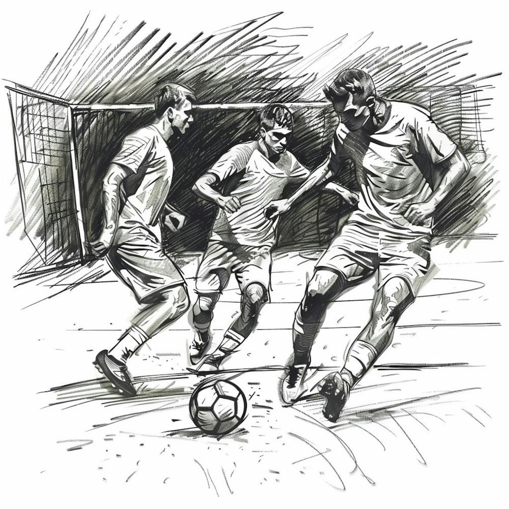 Soccer Players In Action 6