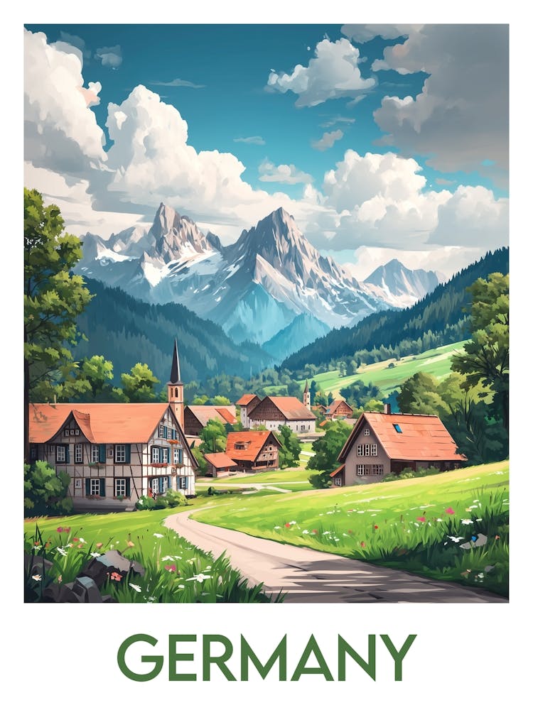 Affiche de voyage Germany 1