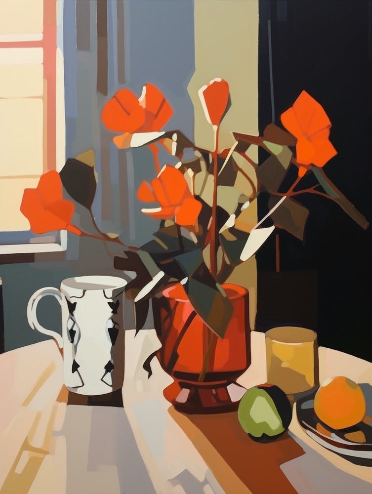 Autumn Kitchen Still Life Painting 4