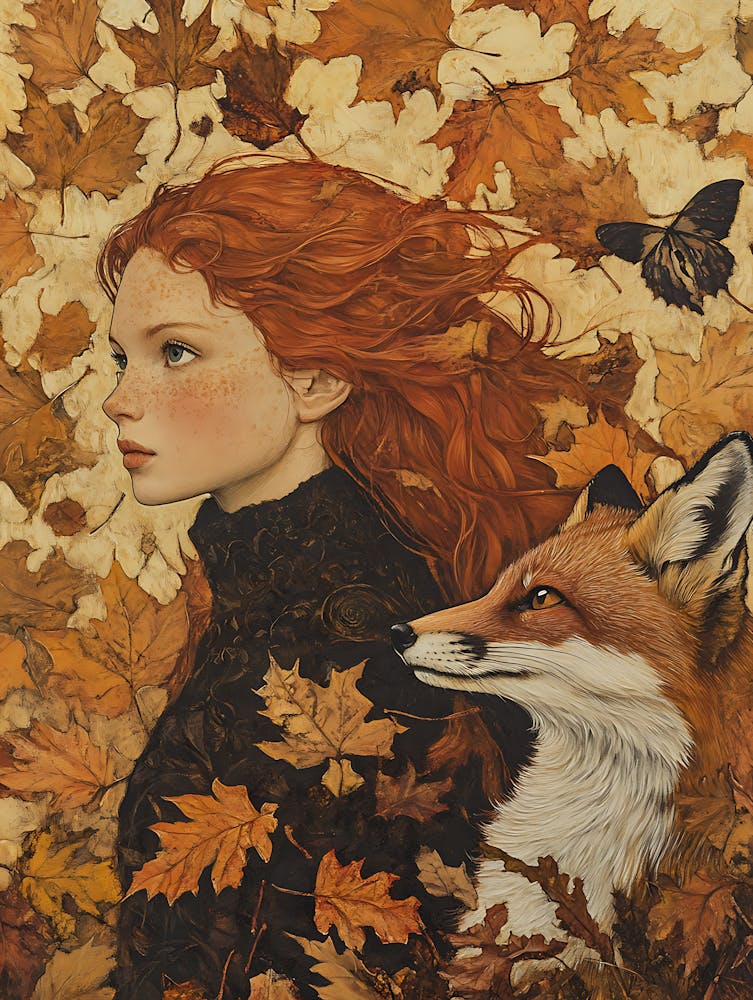 Fox And Girl 4