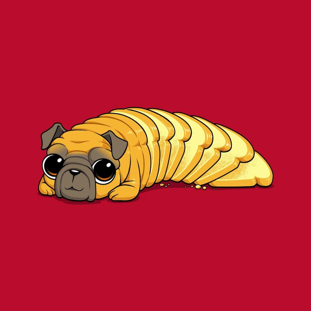 Pug Bread Square