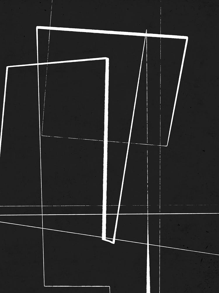 Winkelige Linien Nr. 2 (Dunkelgrau) 1