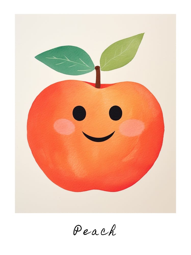 Friendly Kids Peach 3 Poster