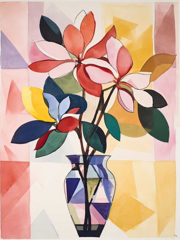 Magnolia Flower Illustration 4