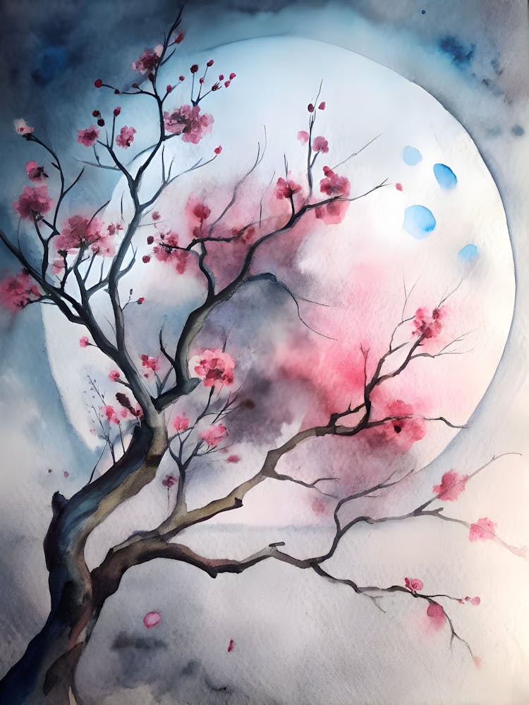 Cherry Blossom Painting 2