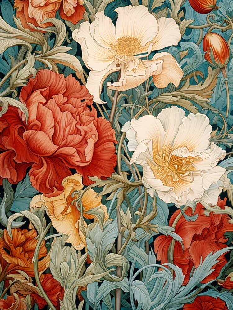 Flowers By William Morris 1