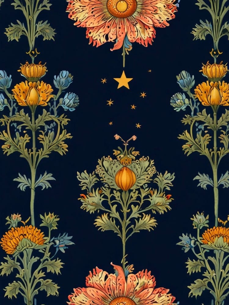 William Morris Floral Pattern 7