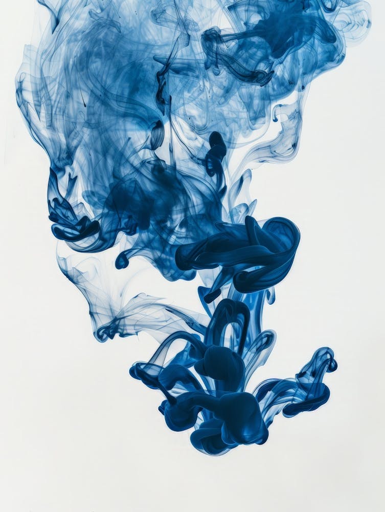 Blaue Tinte 4