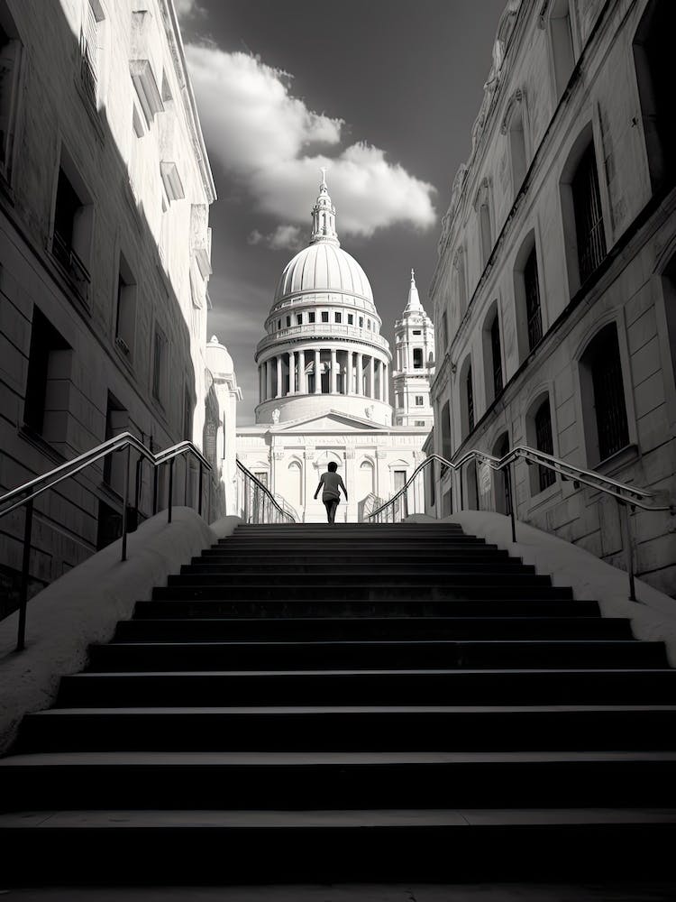 Valletta, Malta, Black And White Photography 1