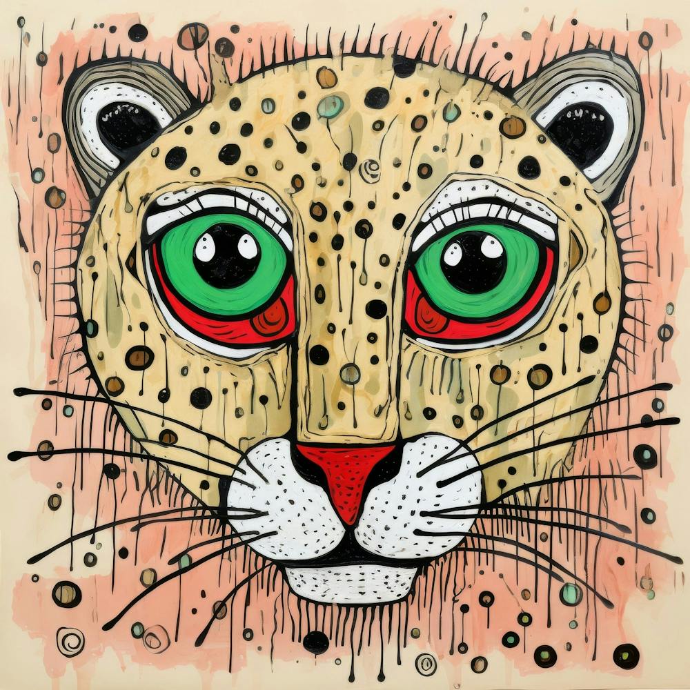 Abstract Snow Leopard 3