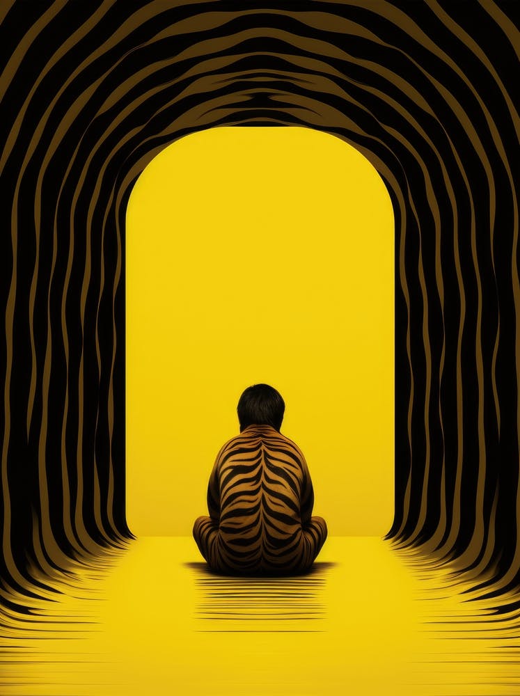 Tiger In A Tunnel