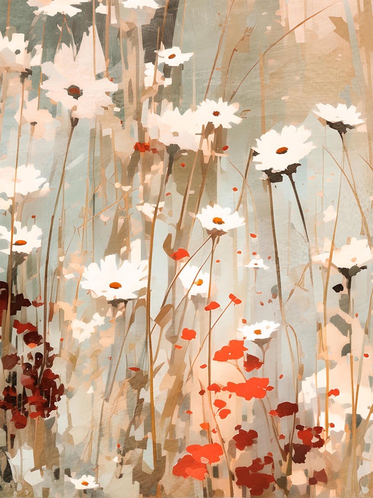 Wildflowers Abstract, Floral Art 2