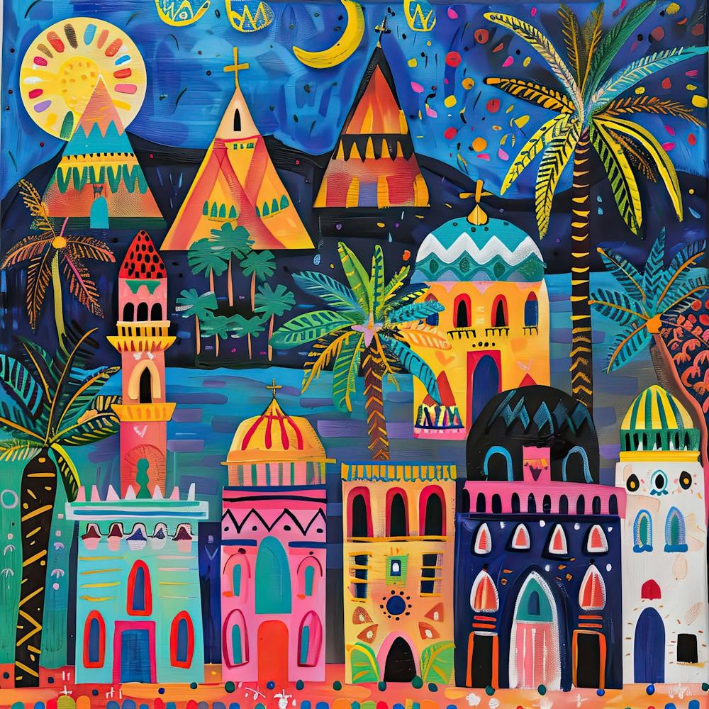 Kids Travel Illustration Egypt 3