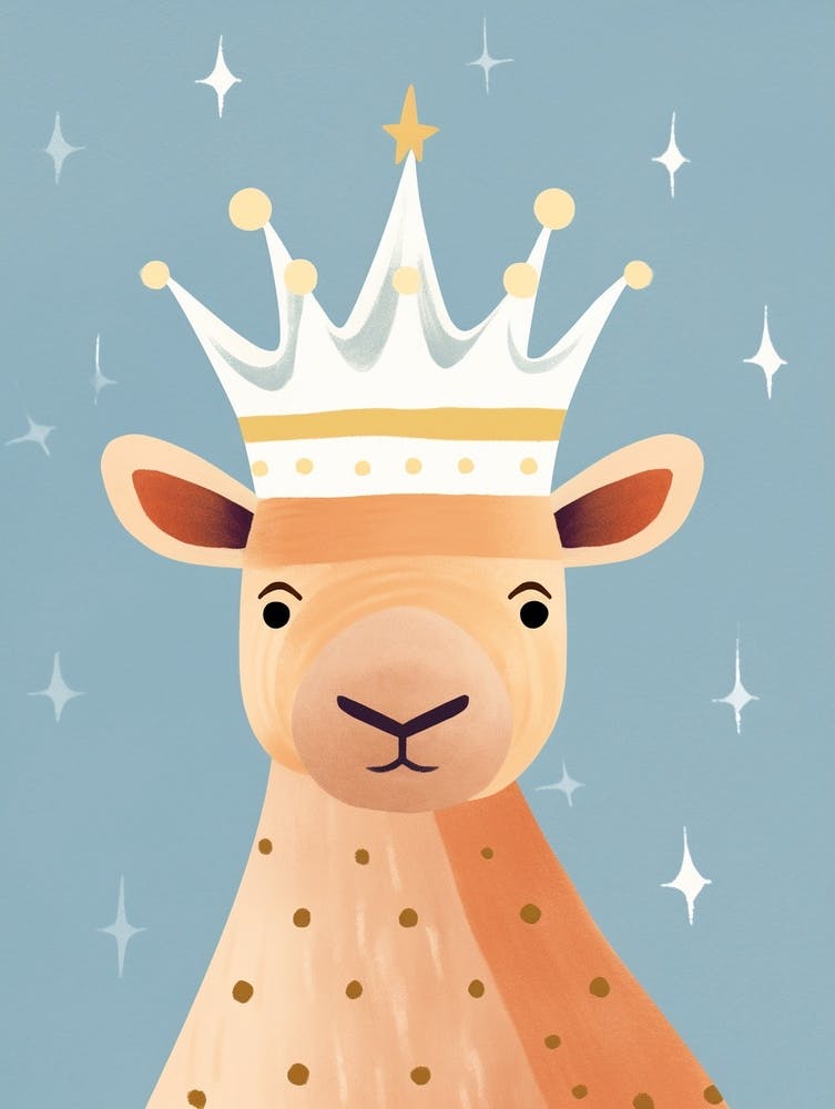 Little Camel 2 Wearing A Crown