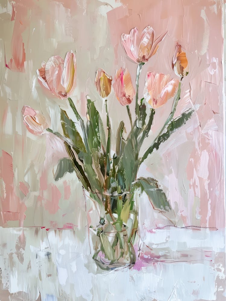A World Of Flowers Tulips 4 Painting