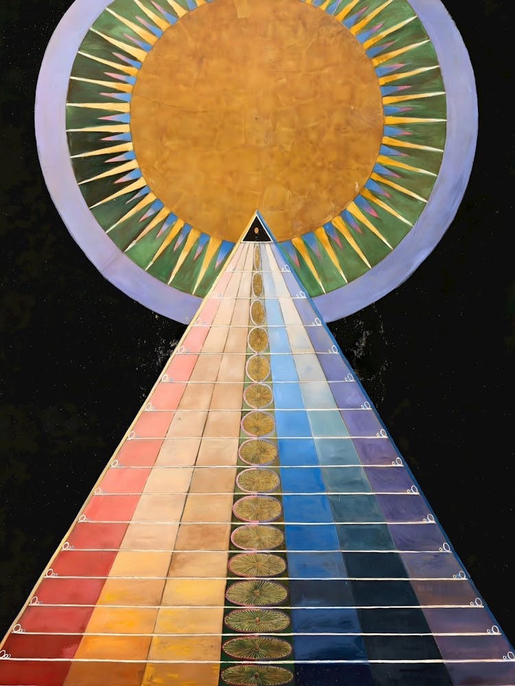 Hilma Af Klint Sun And The Rainbow