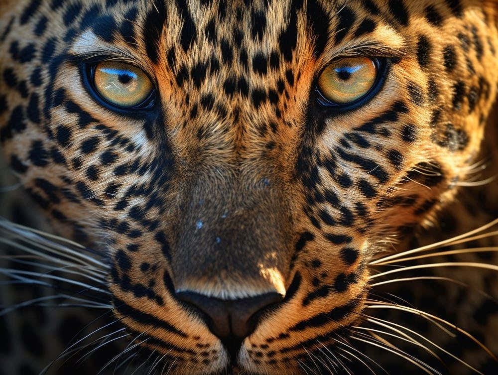African Leopard Close Up Realism 3